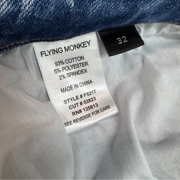 Flying Monkey Blue Straight Leg Jeans - Picture 4 of 4